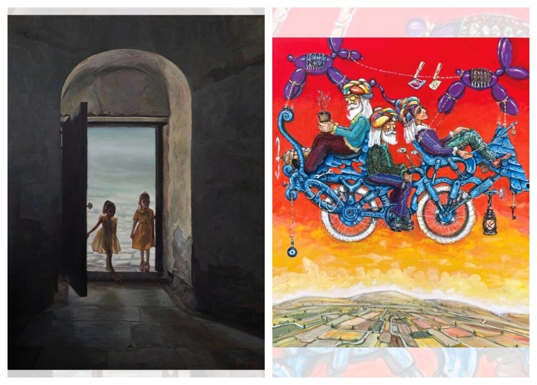 Türkmen Alkan Sessiz Direniş İrfan Hasra Yükseliş fırça sanat sergi