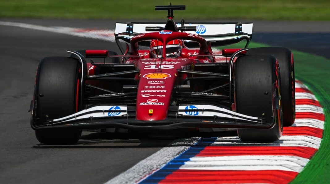charles leclerc ferrari meksika gp fp1 f1-