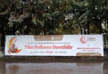 Ankara Vakıflar Bölge Müdürlüğü iftar çadırı Tacettin Dergâhında