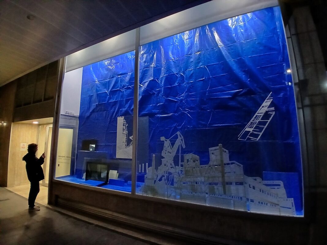 Kıymet Daştan Başak Kaptan hafıza şeridi memory tapes goethe galeri vitrin enstalasyon yerleştirme