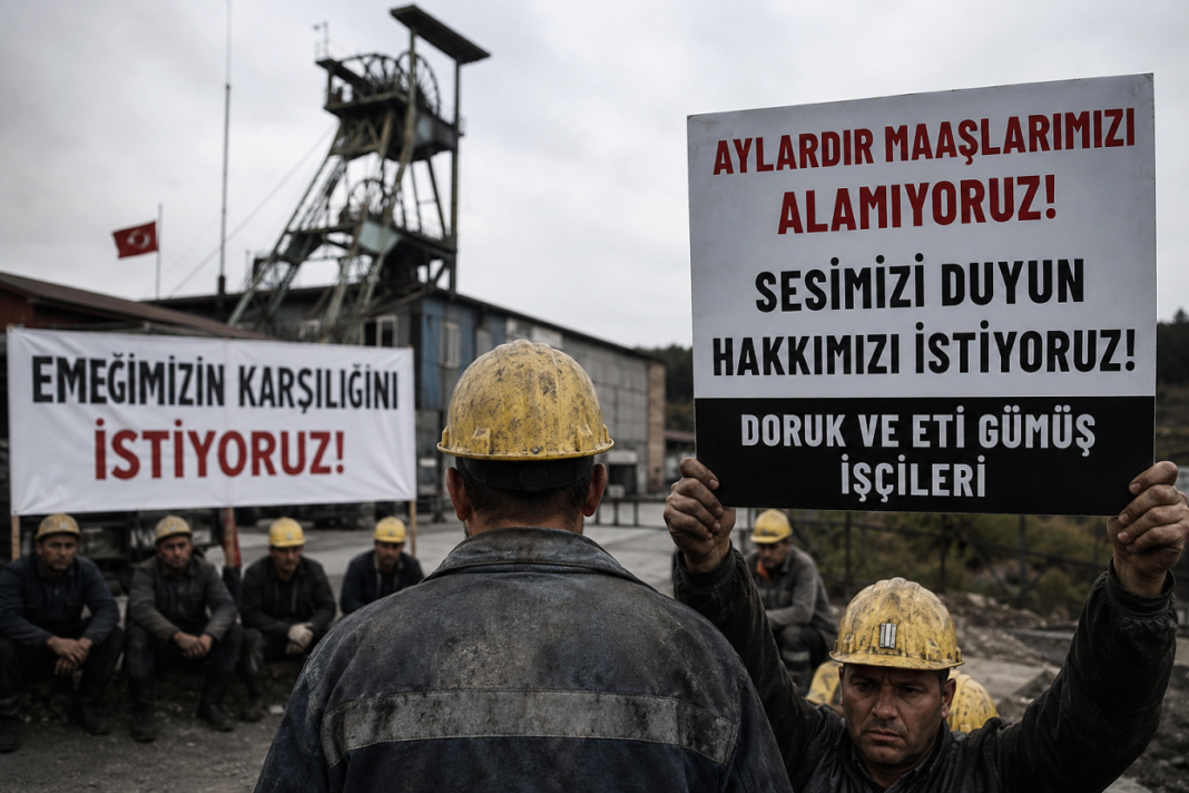 Bağımsız Maden İşçileri Sendikası doruk ve eti gümüş işçileri